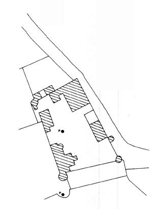 Plan du château d'Arbouse