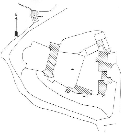 Plan du Château de Druy Parigny 