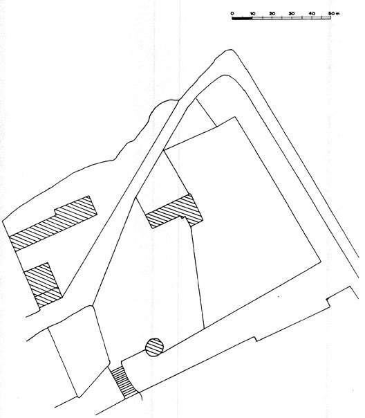 Plan du château d'Arquian