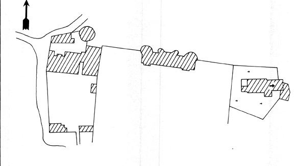 Plan du château d'Arthel