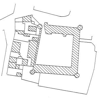 Plan du château de Prémery