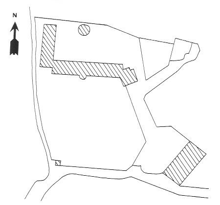 Plan du château domaine du Pré
