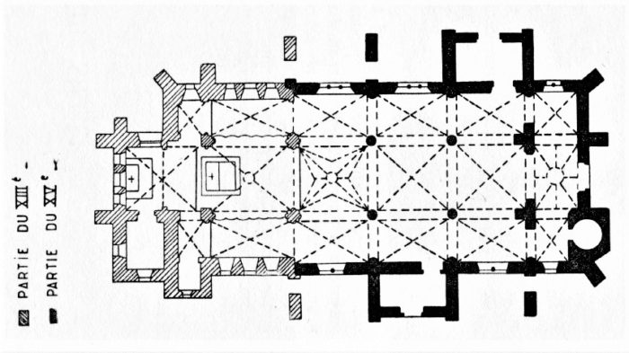 Plan église de Tannay