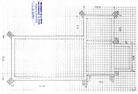 Plan de l'église de Saint-Franchy