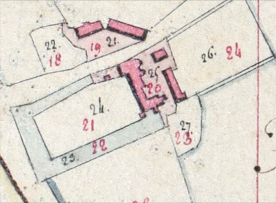 Plan du château de saint hilaire fontaine