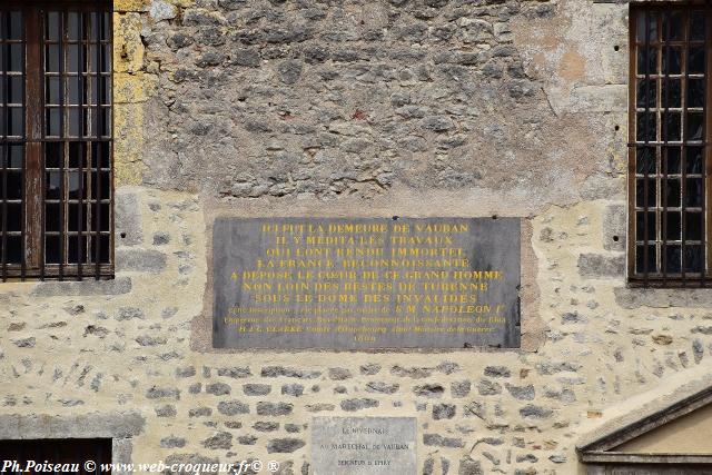 Plaque Vauban à Epiry