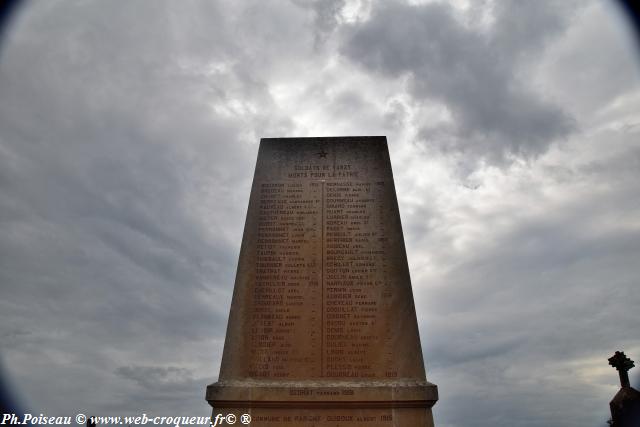 Monument aux Morts de Varzy Nièvre Passion