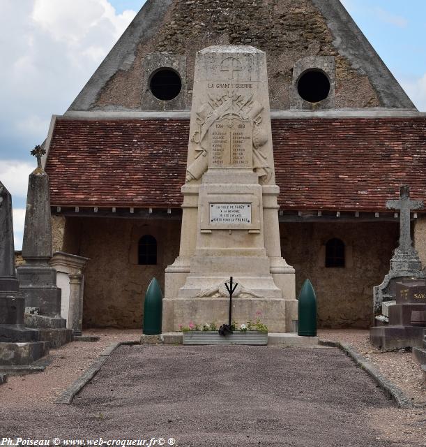 Monument aux Morts de Varzy Nièvre Passion