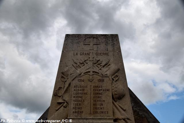 Monument aux Morts de Varzy Nièvre Passion