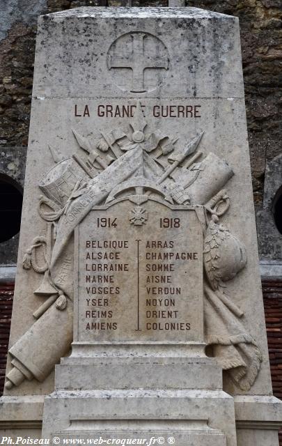 Monument aux Morts de Varzy Nièvre Passion