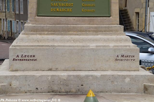 Monument aux Morts de Tannay