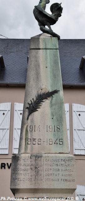 Monument aux Morts de Château Chinon Nièvre Passion