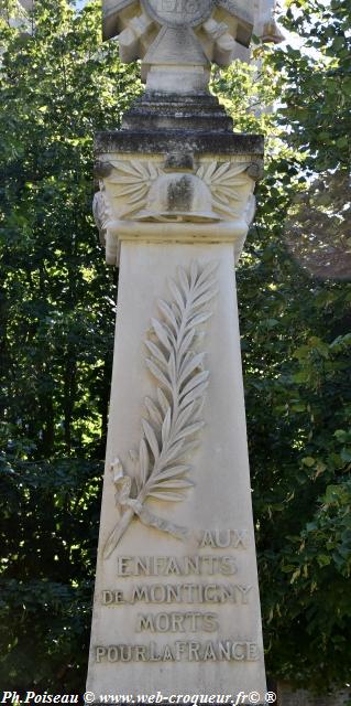 Monument aux Morts de Montigny sur Canne Nièvre Passion