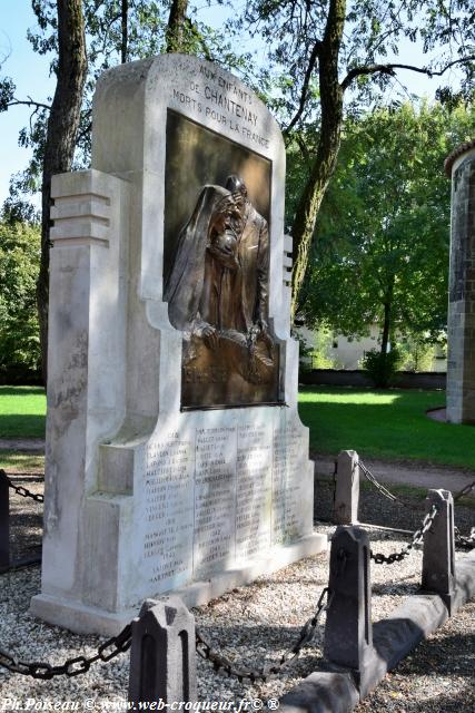 Monument aux morts de Chantenay Saint Imbert Nièvre Passion