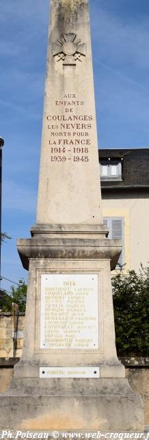 Monument aux morts de Coulanges Les Nevers Nièvre Passion