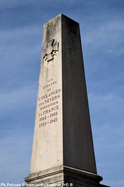 Monument aux morts de Coulanges Les Nevers Nièvre Passion