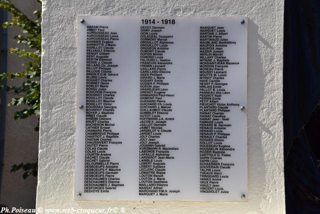Monument aux Morts de la Machine