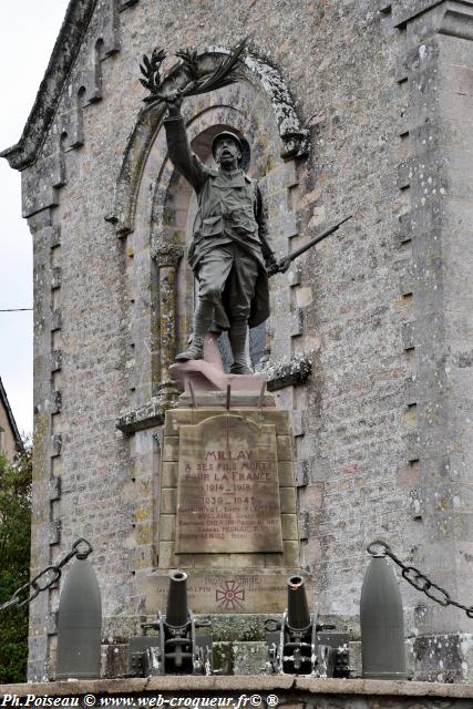 Monument aux morts de Millay Nièvre Passion