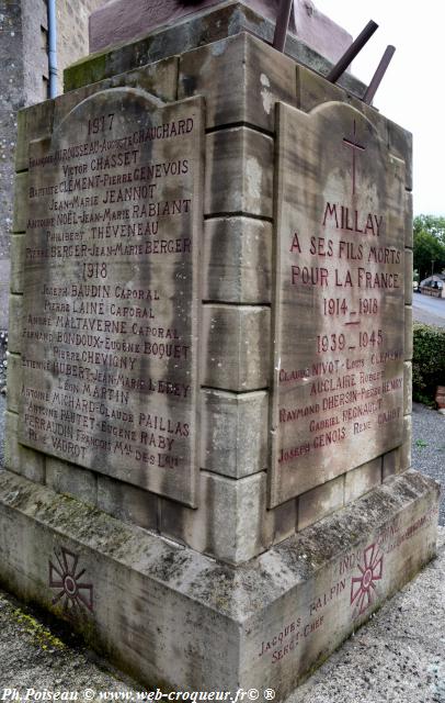 Monument aux morts de Millay Nièvre Passion