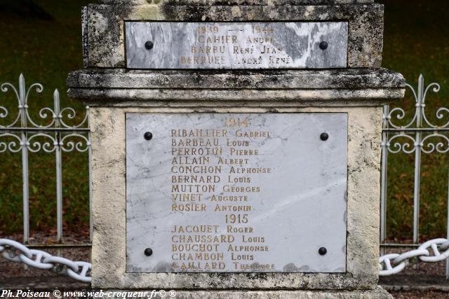 Monument aux Morts d'Urzy