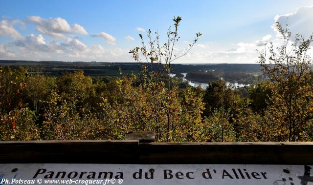 Panorama du Bec d'Allier Nièvre Passion
