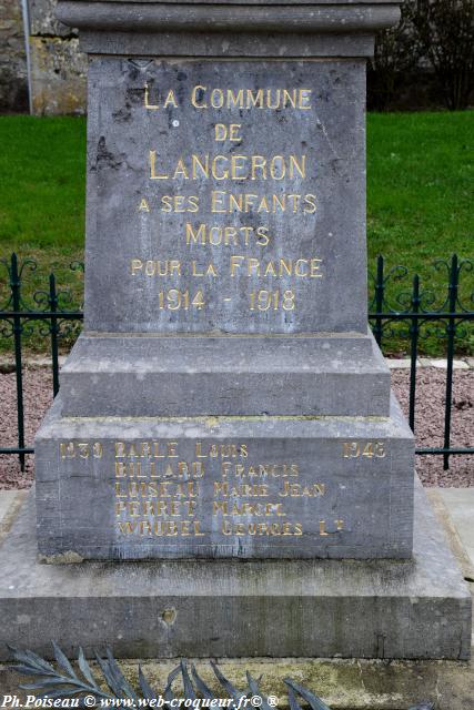 Monument aux Morts de Langeron