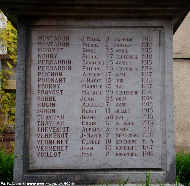 Monument aux Morts de Semelay