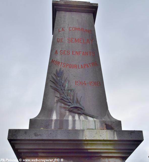 Monument aux Morts de Semelay