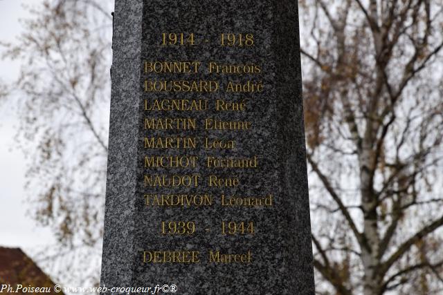 Monument aux Morts de Chaumot