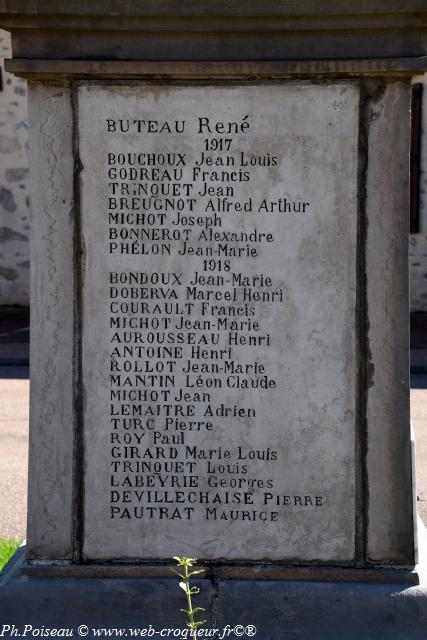 Monument aux Morts de Saint Léger de Fougeret Nièvre Passion