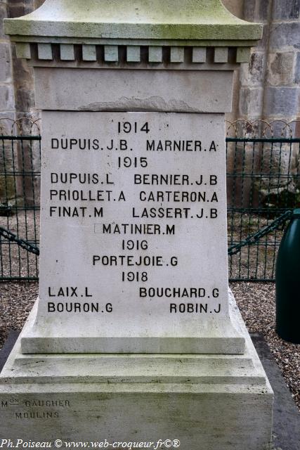 Monument aux Morts de Tresnay
