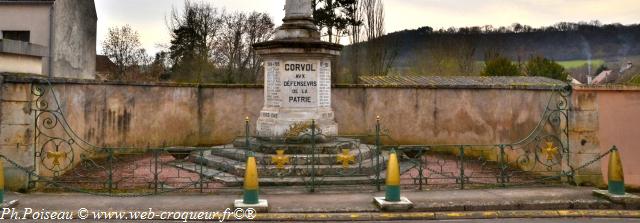 Monument aux Morts de Corvol l'Orgueilleux Nièvre Passion