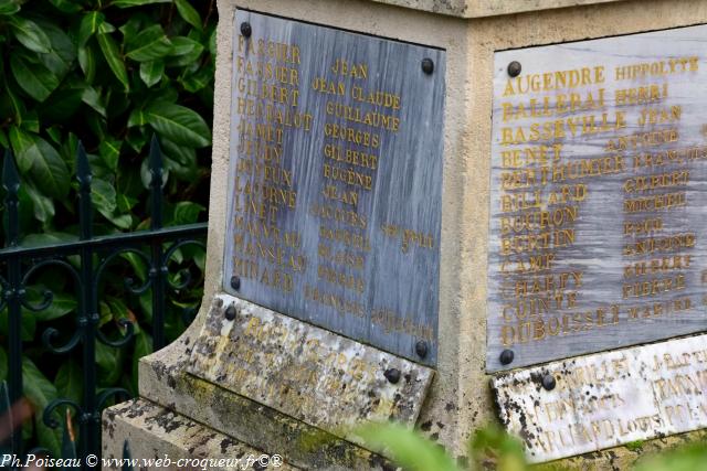 Monument aux Morts de Livry Nièvre Passion