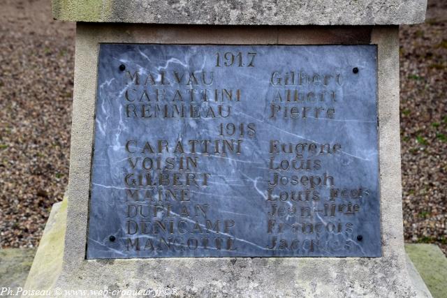 Monument aux Morts de Toury sur Jour