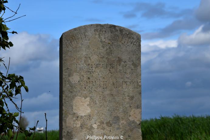 Ancienne borne forestière