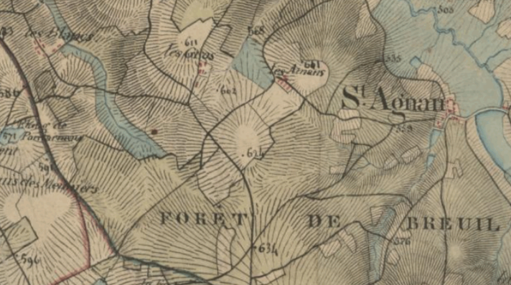 Carte de l'état Major 1820 - 1866 IGN