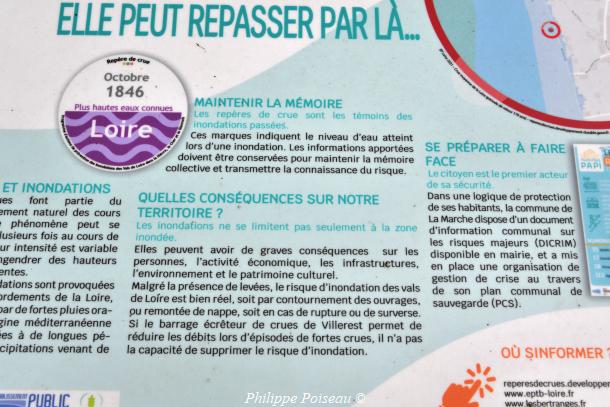 Les crues de la Loire à "La Marche"
