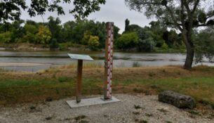 Les crues de la Loire à "La Marche"