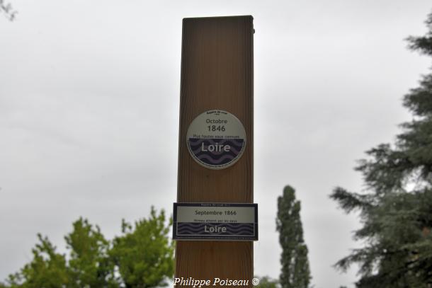 Les crues de la Loire à "La Marche"