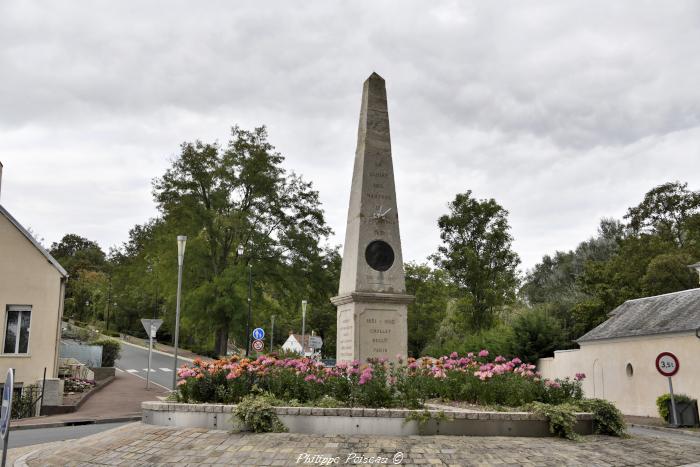 Stèle du 1851 à Neuvy-sur-Loire un beau patrimoine