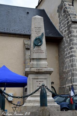 Monument aux morts de Brassy Nièvre Passion