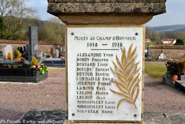 Monument aux morts de Sichamps