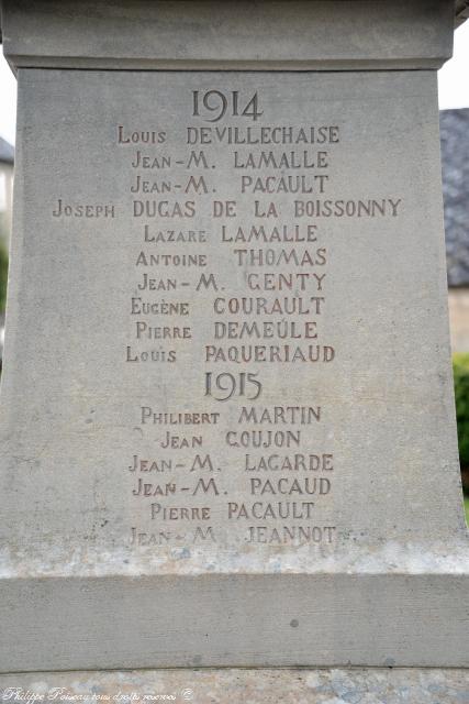 Monument aux Morts de Poil