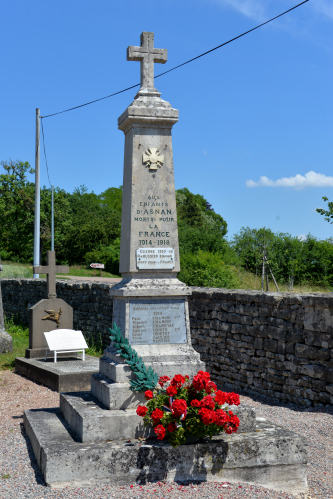 Monument aux morts de Asnan Nièvre Passion