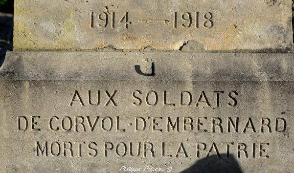 Monument aux morts de Corvol d'Embernard