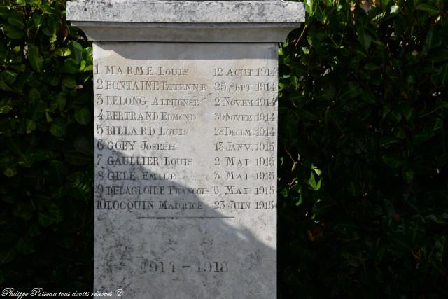 Monument aux morts de Balleray