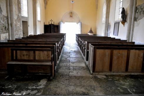 Intérieur de l'église de la Collancelle Nièvre Passion