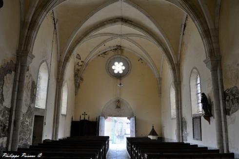 Intérieur de l'église de la Collancelle Nièvre Passion