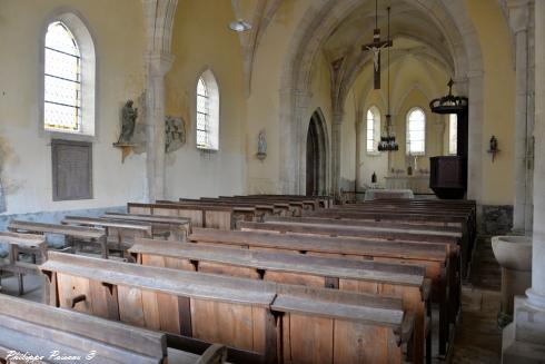 Intérieur de l'église de la Collancelle