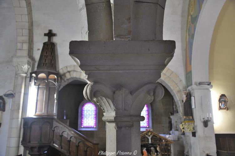 Intérieur de l'église de Poiseux